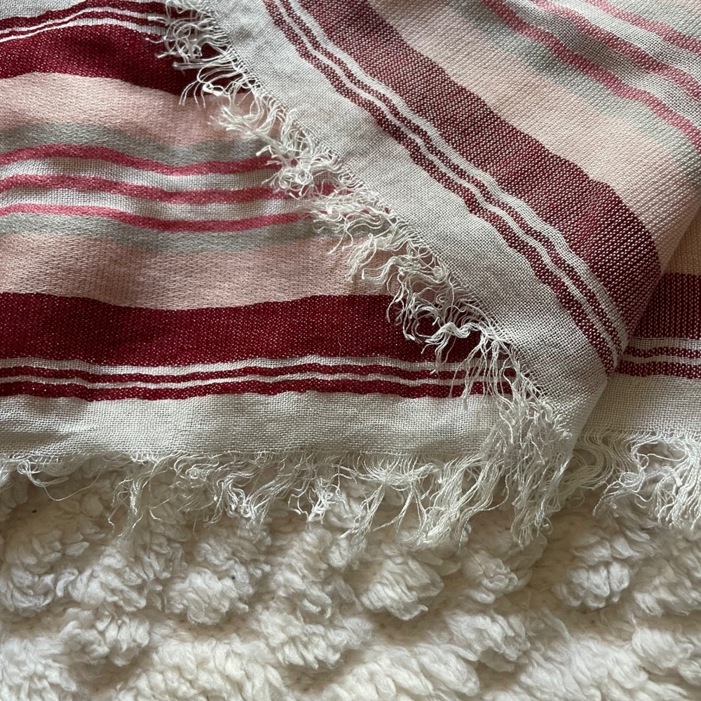 Alliance Striped Lightweight Rectangular Scarf Wr… - image 6